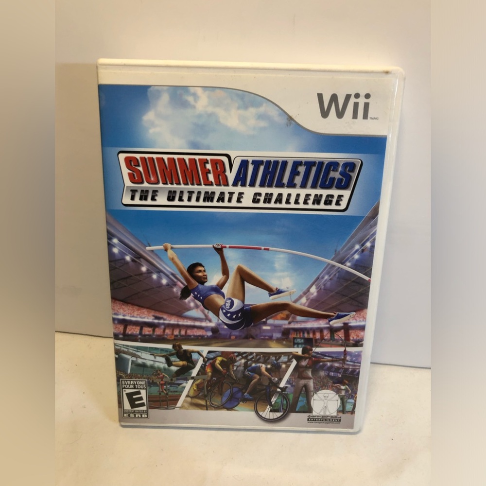 Summer Athletics The Ultimate Challenge (Nintendo Wii, 2006) tested with manual